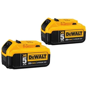 20V MAX Premium XR 5.0Ah Lithium Battery Pack Set of 2