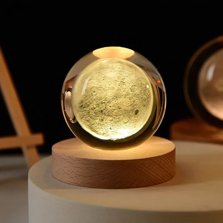3D Crystal Ball Creative Planet Galaxy Crystal Globe