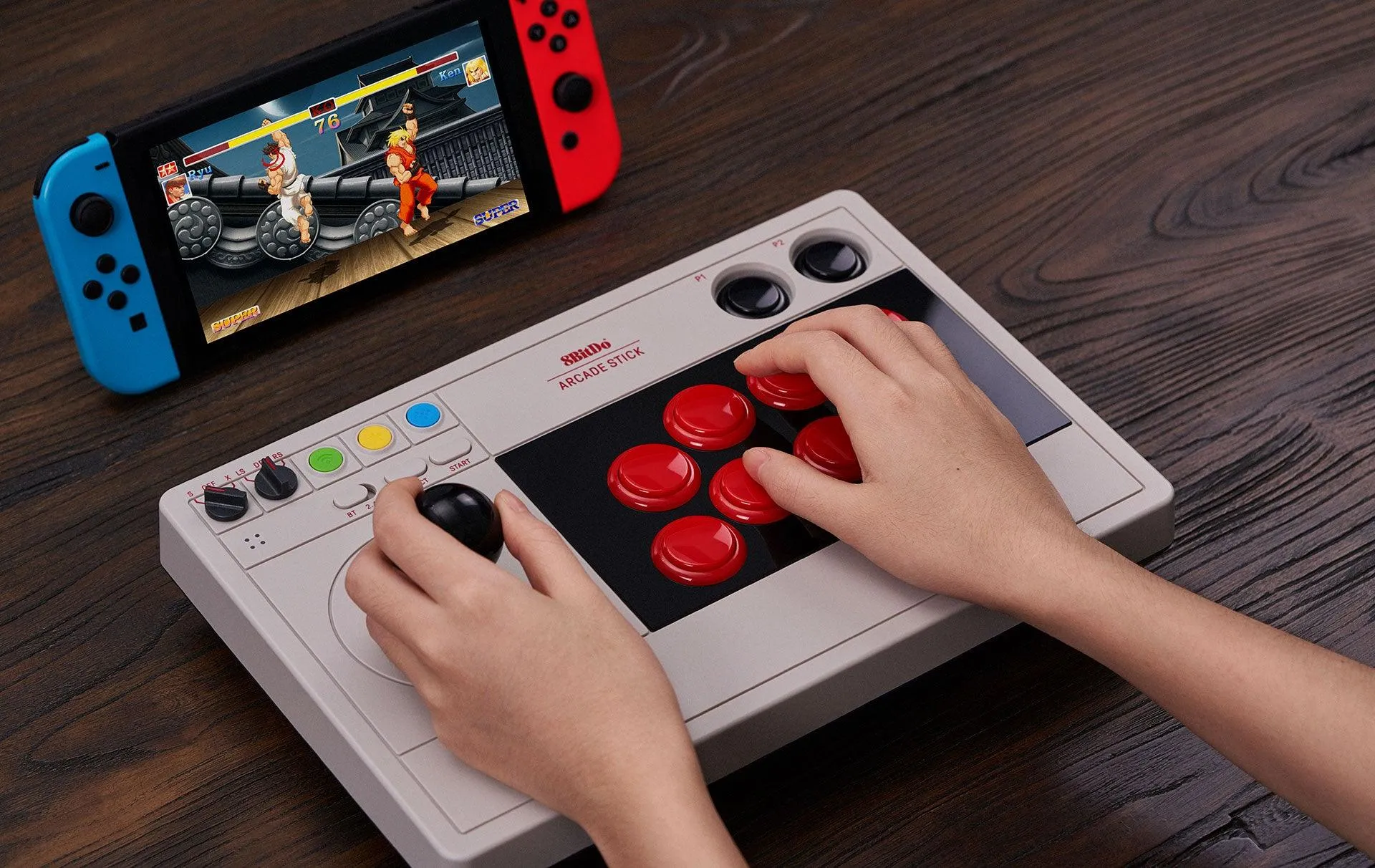 8Bitdo Arcade Stick For Switch/Windows/Steam/Raspberry Pi