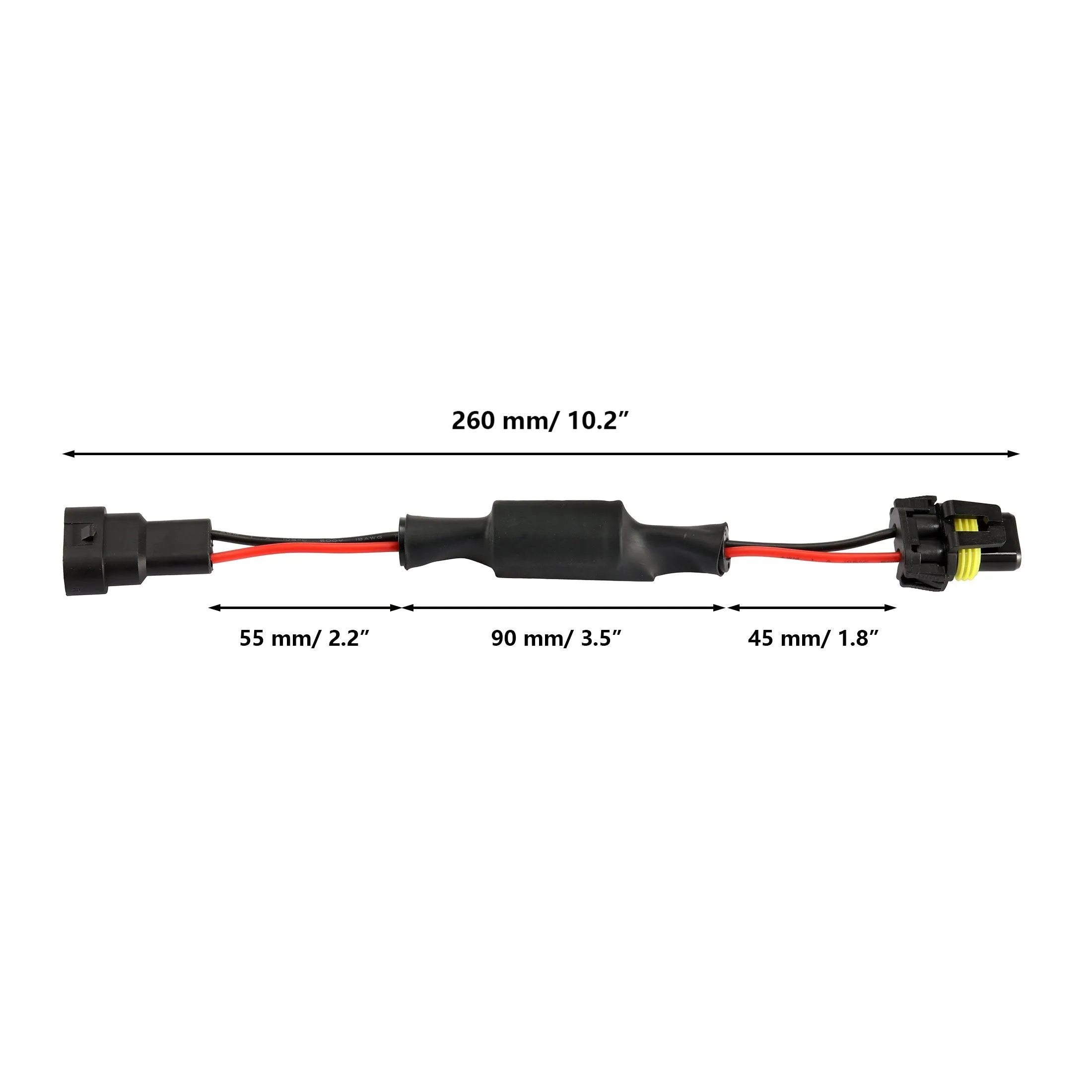 9006/HB4 C15-Model Decoder Enhanced LED DRL Fog Light Canbus Load Resistor Conversion Kit 2pcs/Set