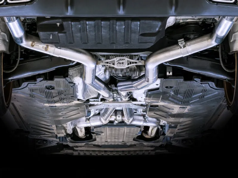 AWE Tuning 2019  Mercedes-Benz C63/S AMG Sedan (W205) Track Edition Exhaust - No Tips