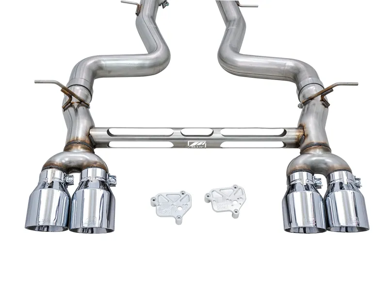 AWE Tuning BMW F8X M3/M4  Track Edition Catback Exhaust - Chrome Silver Tips