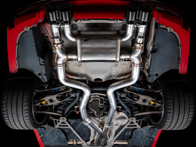 AWE Tuning BMW F8X M3/M4  Track Edition Catback Exhaust - Chrome Silver Tips