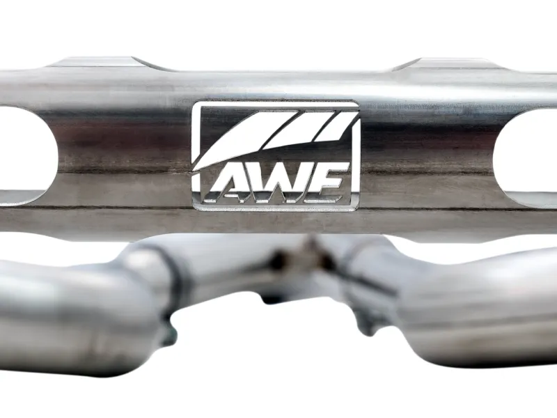 AWE Tuning BMW F8X M3/M4  Track Edition Catback Exhaust - Chrome Silver Tips