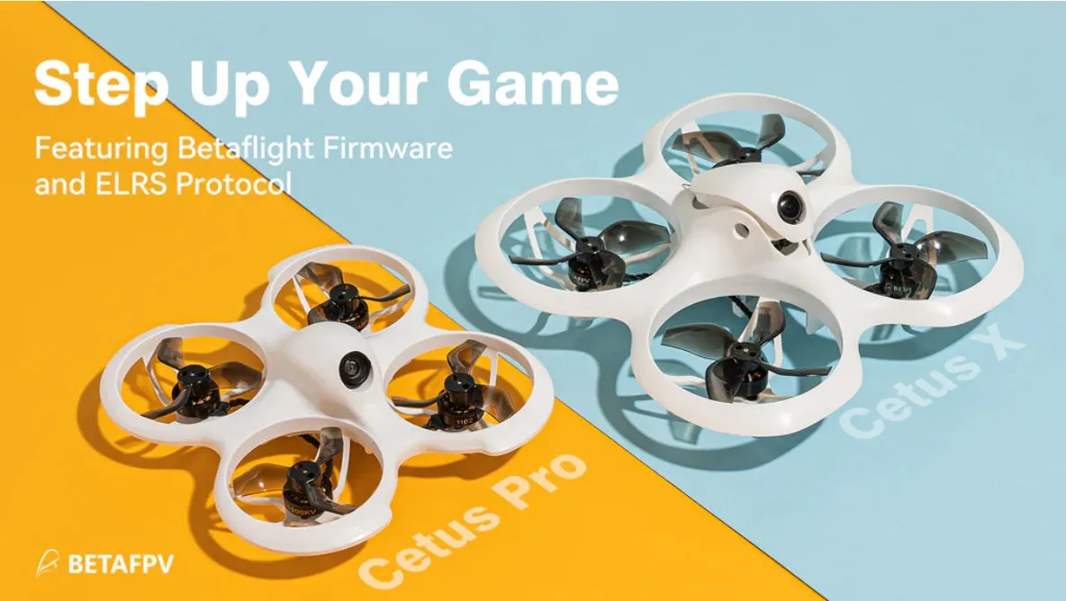 BetaFPV Cetus X RTF BNF Kit ELRS V2 FPV Racing Drone (Betaflight Version)
