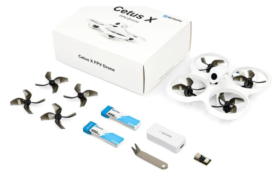 BetaFPV Cetus X RTF BNF Kit ELRS V2 FPV Racing Drone (Betaflight Version)