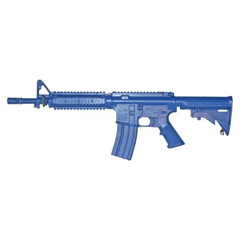 Blue Training Guns - M4 Flat Top Closed Stock Forward Rail 14"Barrel