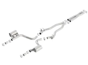 Borla ATAK  Cat-Back Exhaust System (Reuses OEM Tips): Dodge Charger 6.2L Hellcat 2015 - 2023