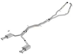 Borla Catback Exhaust Audi S4/ S5 3.0L V6 w/ Electronic Exhaust Valves [S-Type] (18-19) Silver/Brushed