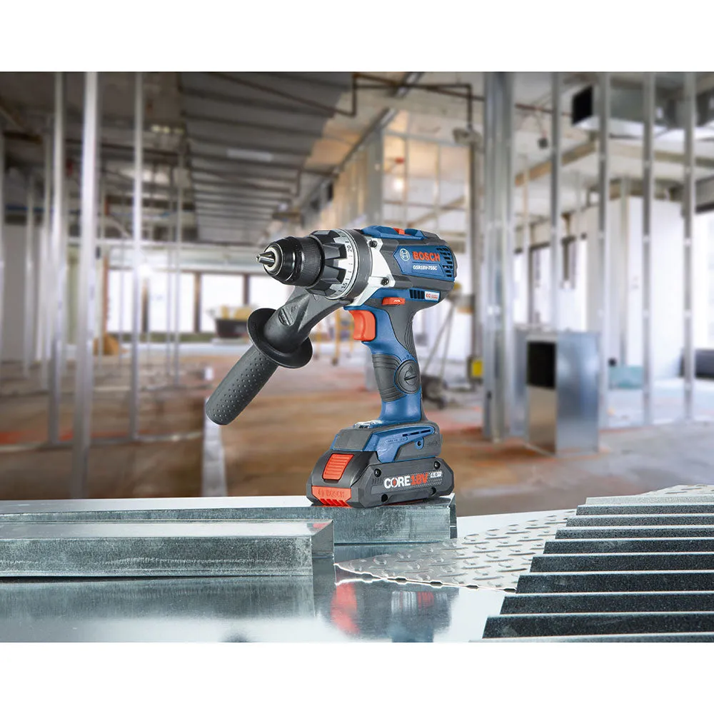 Bosch GSR18V-755CB25 18V EC Brushless Connected-Ready 1/2" Drill/Driver Kit