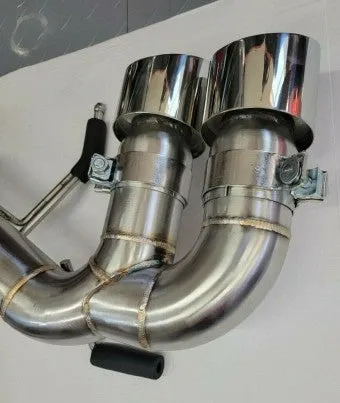 C8 Corvette SS X pipe Exhaust 3"/ 4.5" SS tips, Stingray / Coupe (2020 )