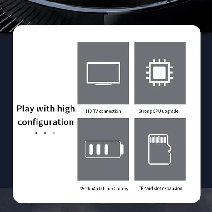 Cawevon Powkiddy X70 HD Retro Handheld Game Console 7 inch Joystick FC Arcade 64GB