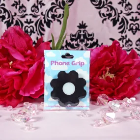 Daisy Phone Grip- Black/White