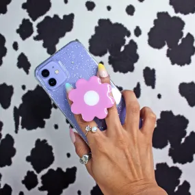 Daisy Phone Grip- Pink
