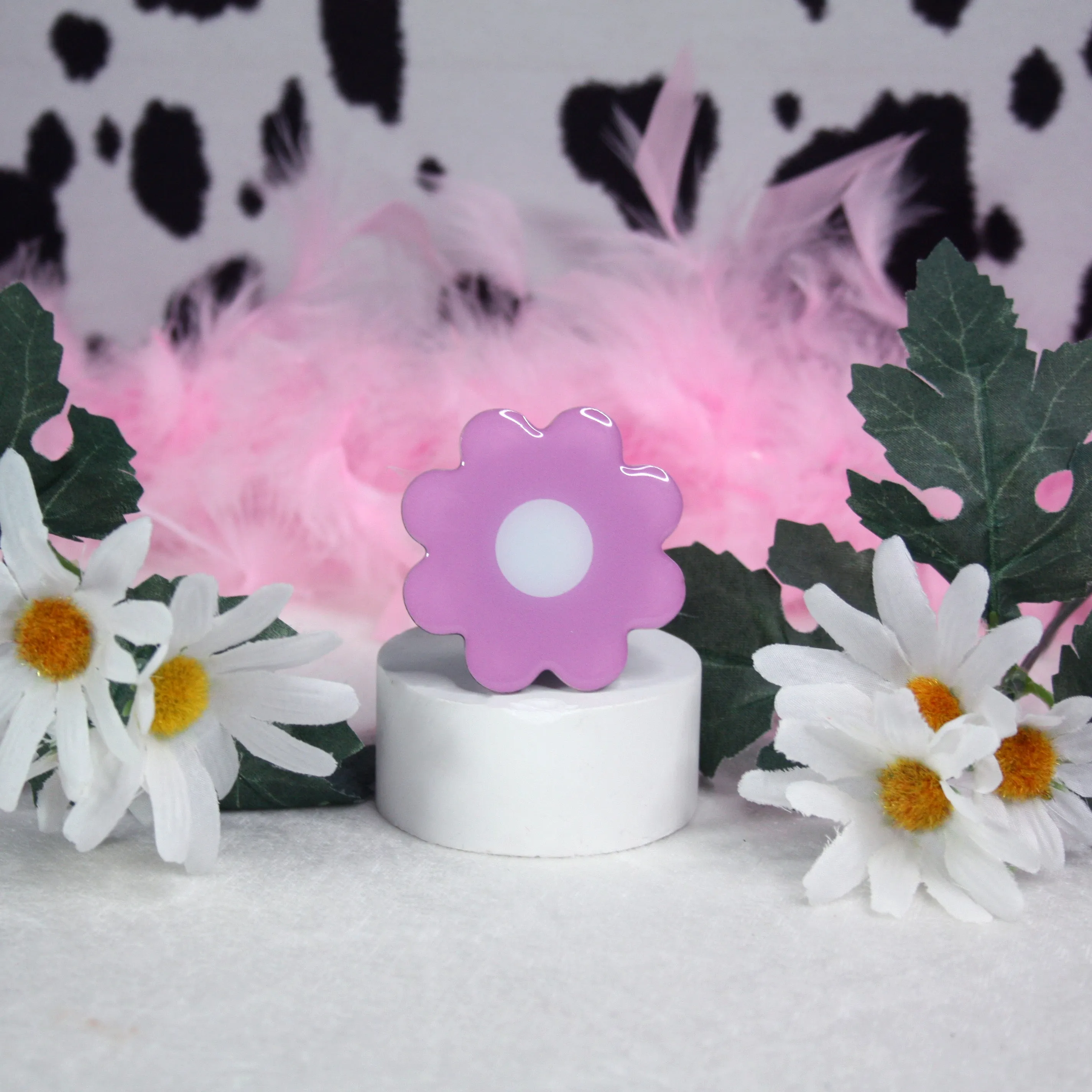Daisy Phone Grip- Pink