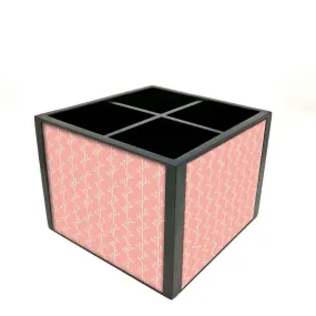 Desk Organizer For Stationery - Soft Pink Branches
