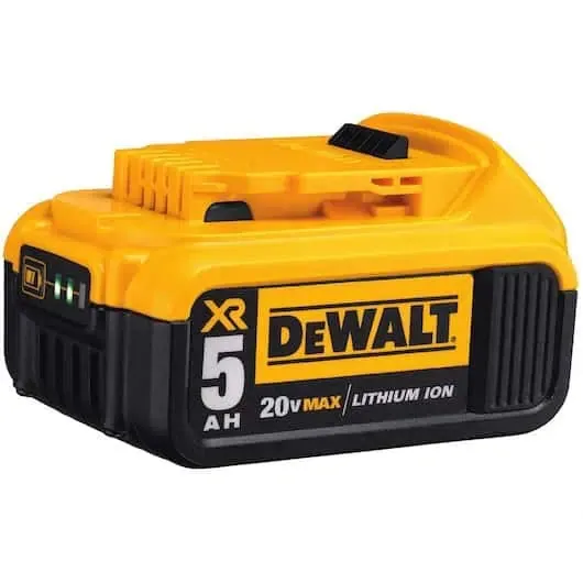 DeWalt 20V MAX* XR‚® Premium Lithium-Ion 5.0Ah Battery - 2/Pack