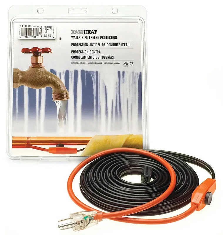 EasyHeat AHB-160 Pipe Heating Cable, 120 VAC, 60 ft L :EA: QUANTITY: 1