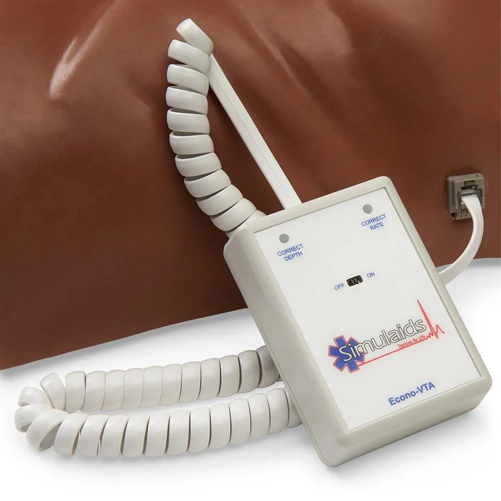 Econo VTA CPR Trainer, Dark Skin