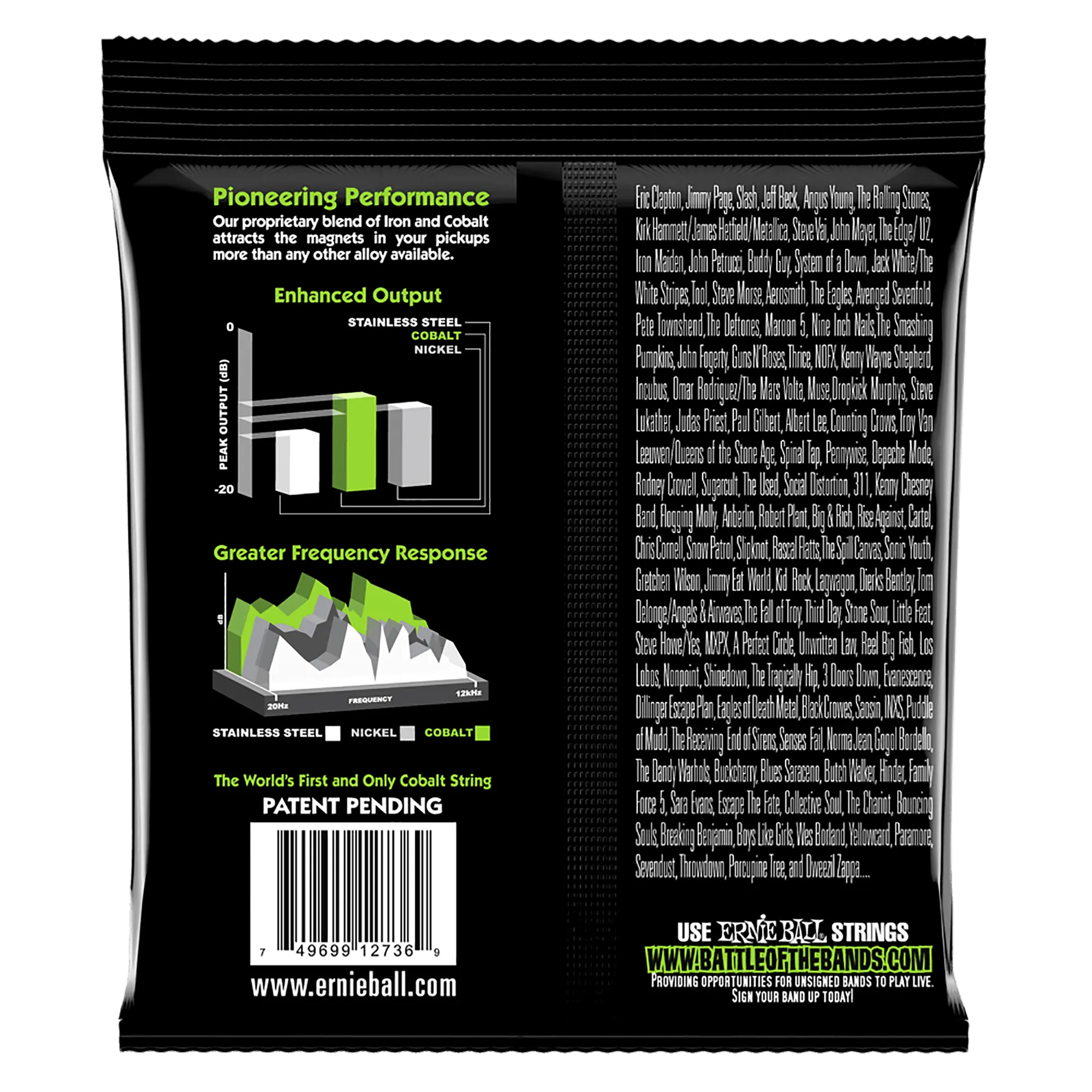 Ernie Ball 45-130 Slinky Cobalt Electric 5-String Bass Strings