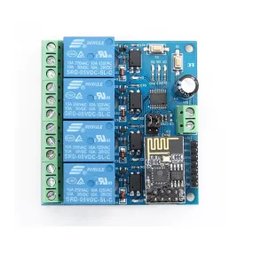 ESP8266 ESP-01 5V 4-Channels WiFi Relay Module for Home Remote Control Switch