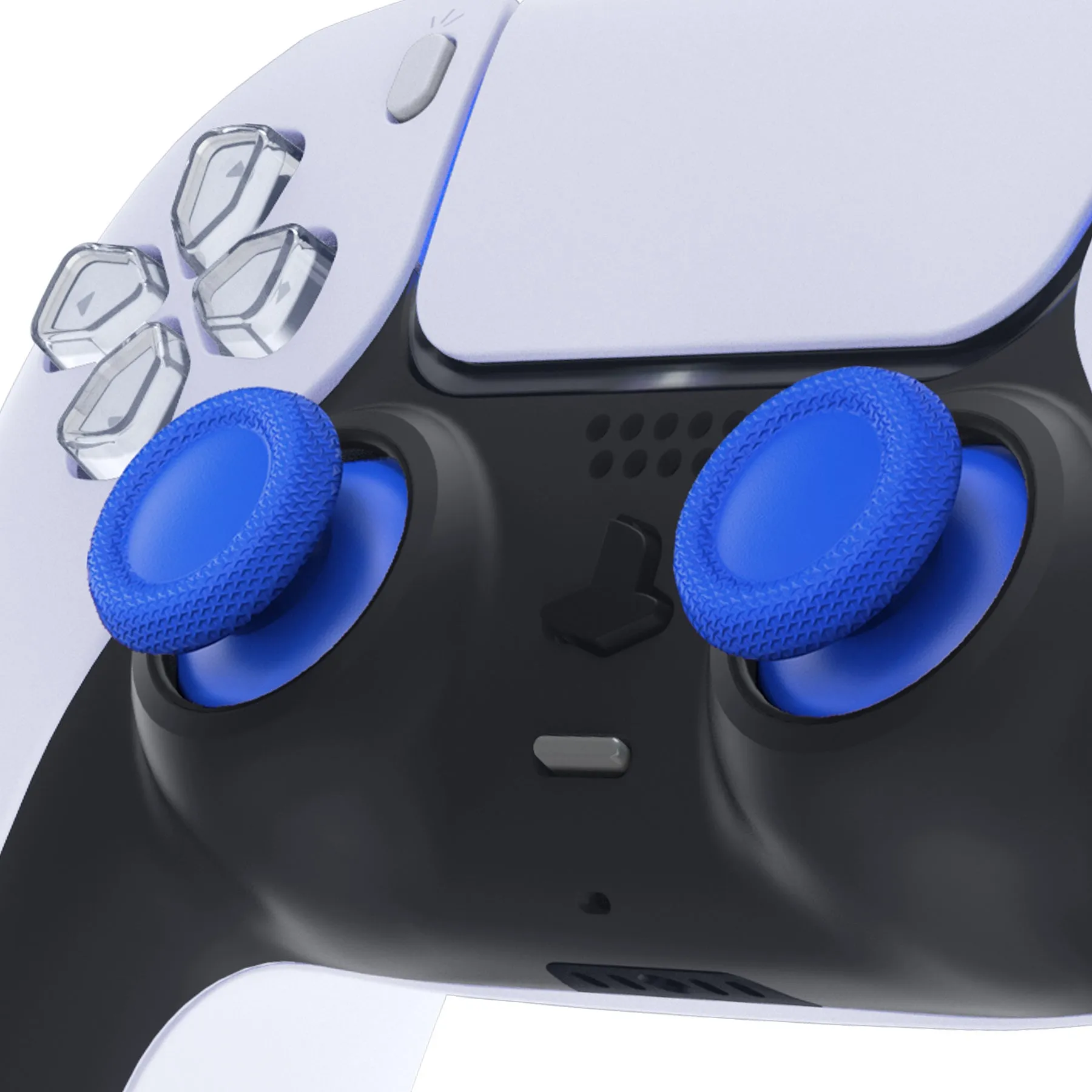eXtremeRate Blue Replacement Thumbsticks for PS5 Controller, Custom Analog Stick Joystick Compatible with PS5, for PS4 All Model Controller - JPF603