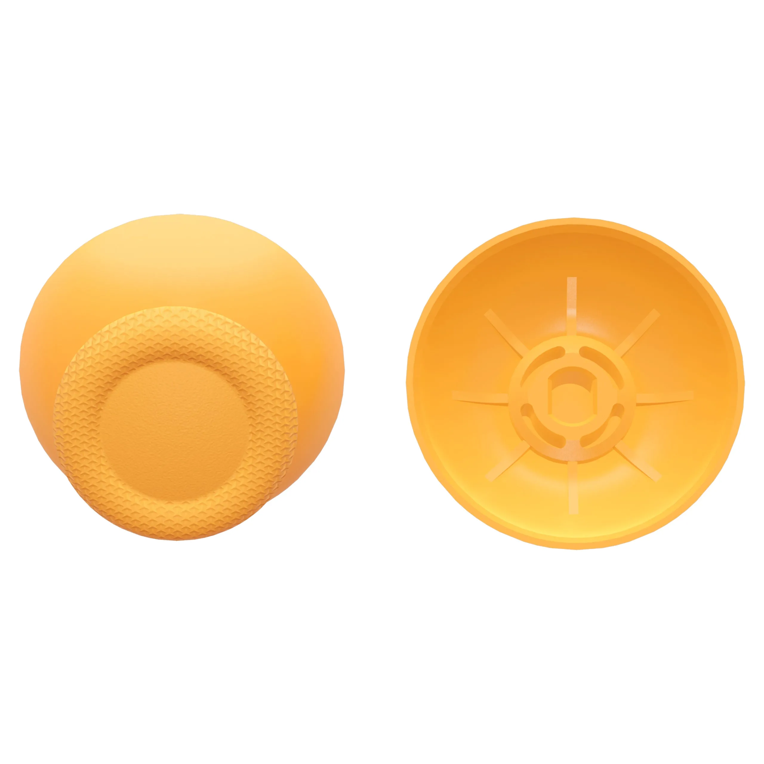 eXtremeRate Caution Yellow Replacement Thumbsticks for PS5 Controller, Custom Analog Stick Joystick Compatible with PS5, for PS4 All Model Controller - JPF610