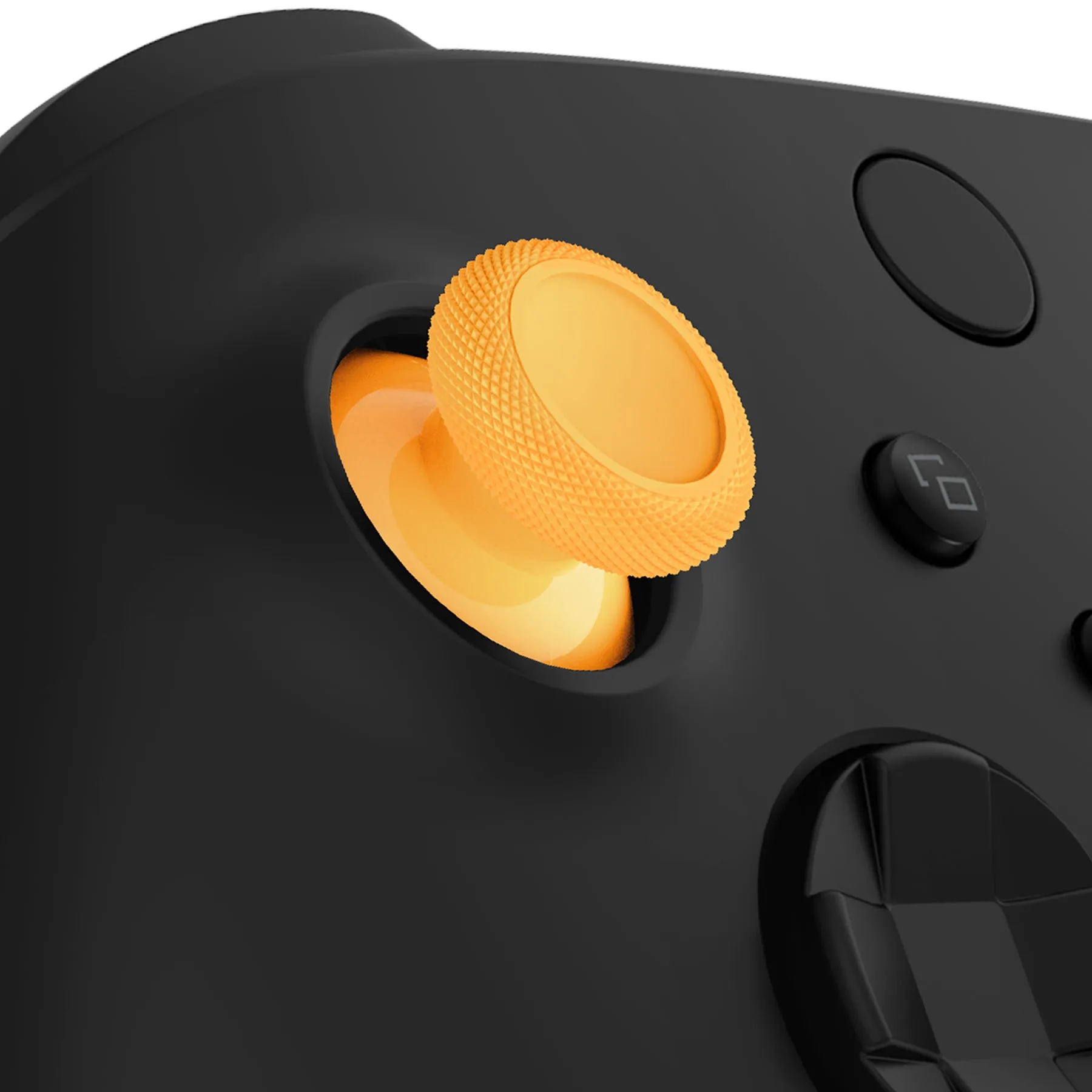 eXtremeRate Caution Yellow Replacement Thumbsticks for Xbox Series X/S Controller, for Xbox One Standard Controller Analog Stick, Custom Joystick for Xbox One X/S, for Xbox One Elite Controller - JX3410