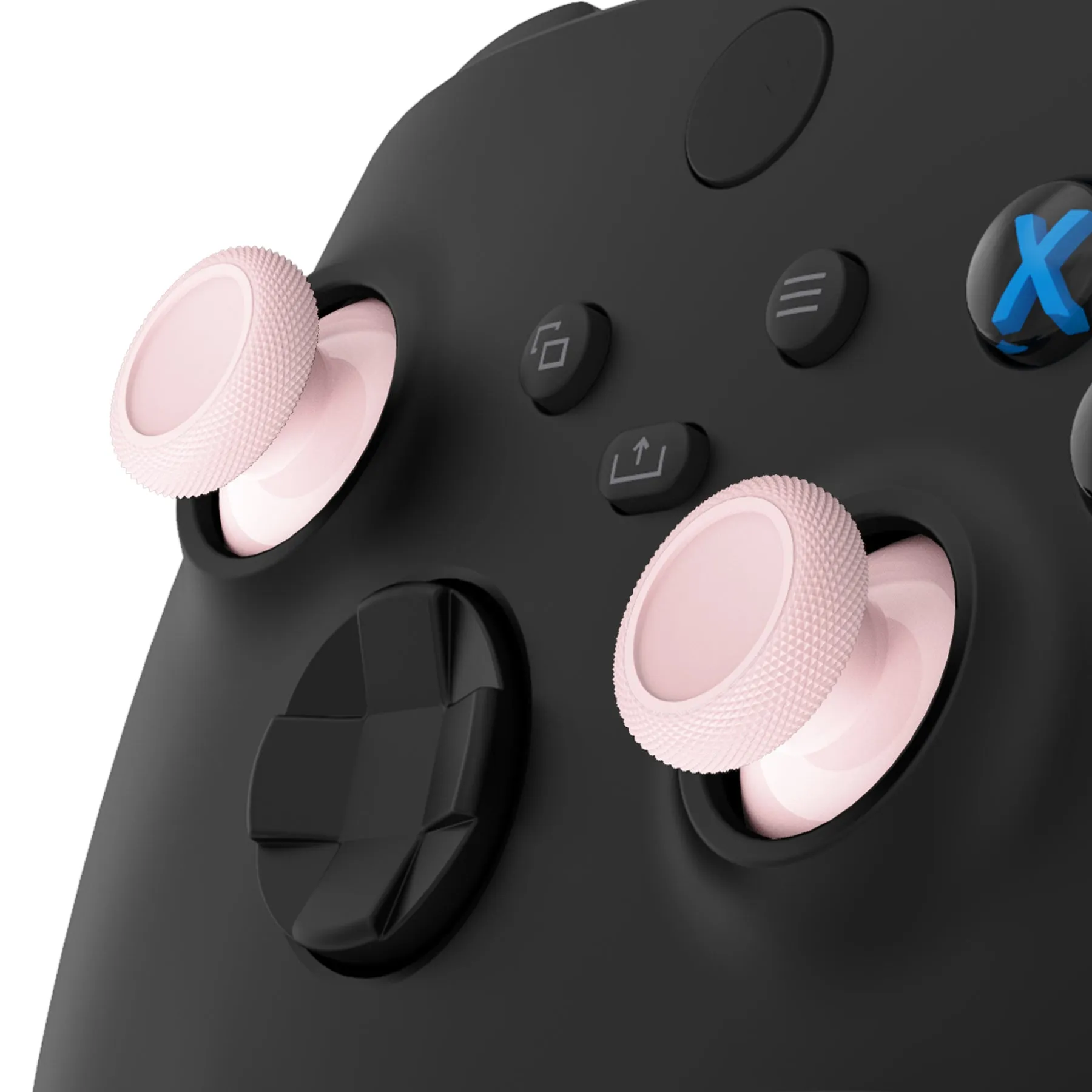 eXtremeRate Cherry Blossoms Pink Replacement Thumbsticks for Xbox Series X/S Controller, for Xbox One Standard Controller Analog Stick, Custom Joystick for Xbox One X/S, for Xbox One Elite Controller - JX3414