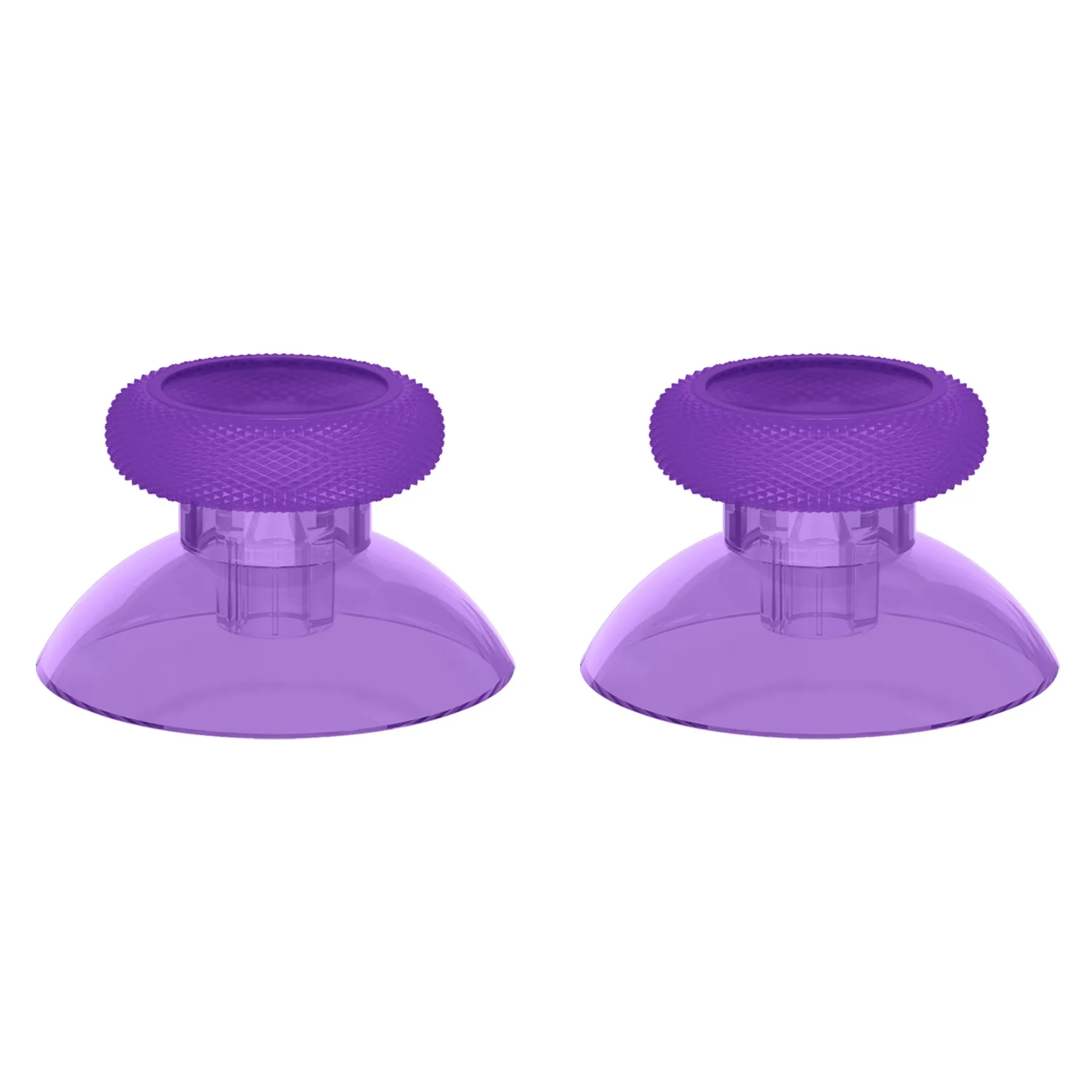 eXtremeRate Clear Atomic Purple Replacement Thumbsticks for Xbox Series X/S Controller, for Xbox One Standard Controller Analog Stick, Custom Joystick for Xbox One X/S, for Xbox One Elite Controller - JX3426