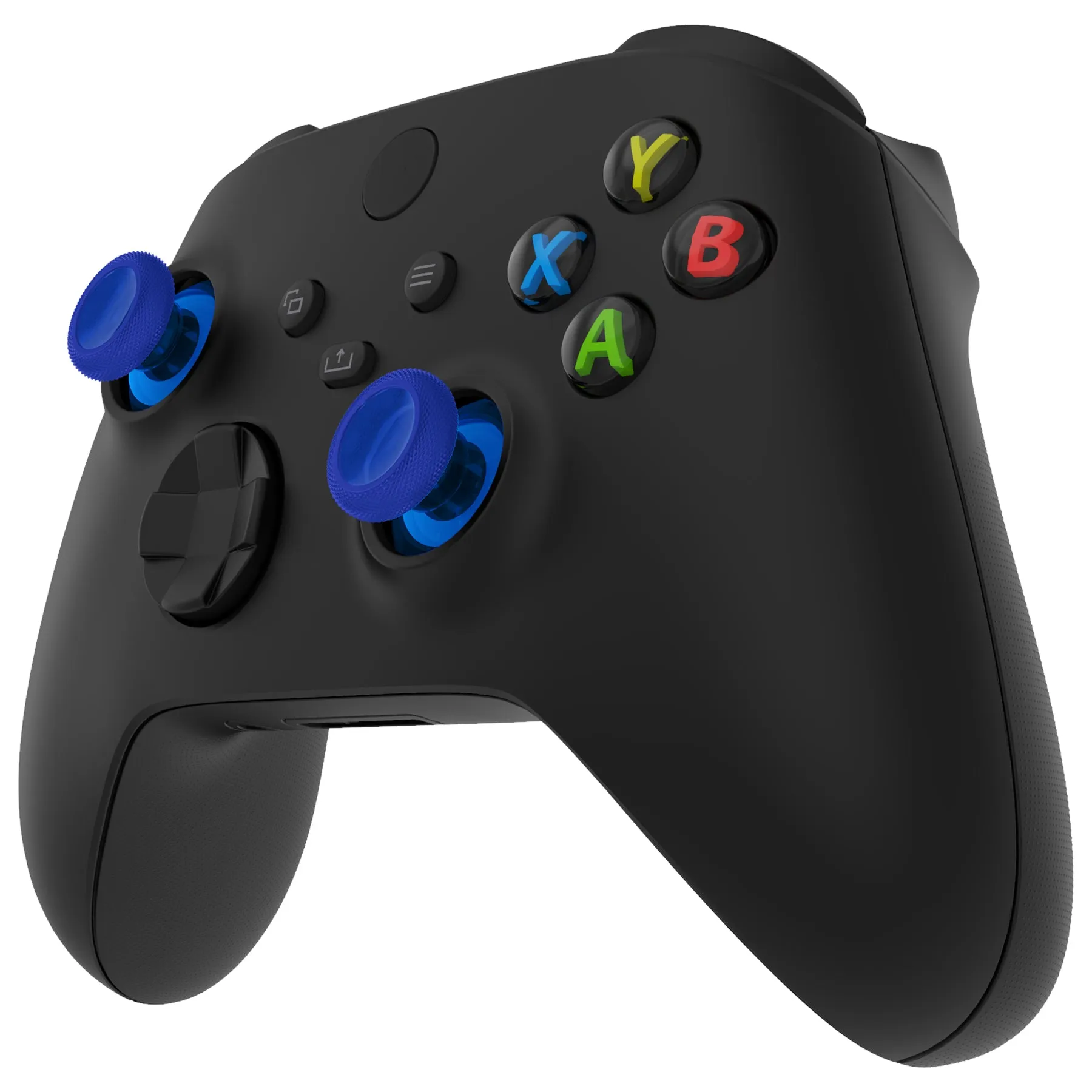 eXtremeRate Clear Blue Replacement Thumbsticks for Xbox Series X/S Controller, for Xbox One Standard Controller Analog Stick, Custom Joystick for Xbox One X/S, for Xbox One Elite Controller - JX3425