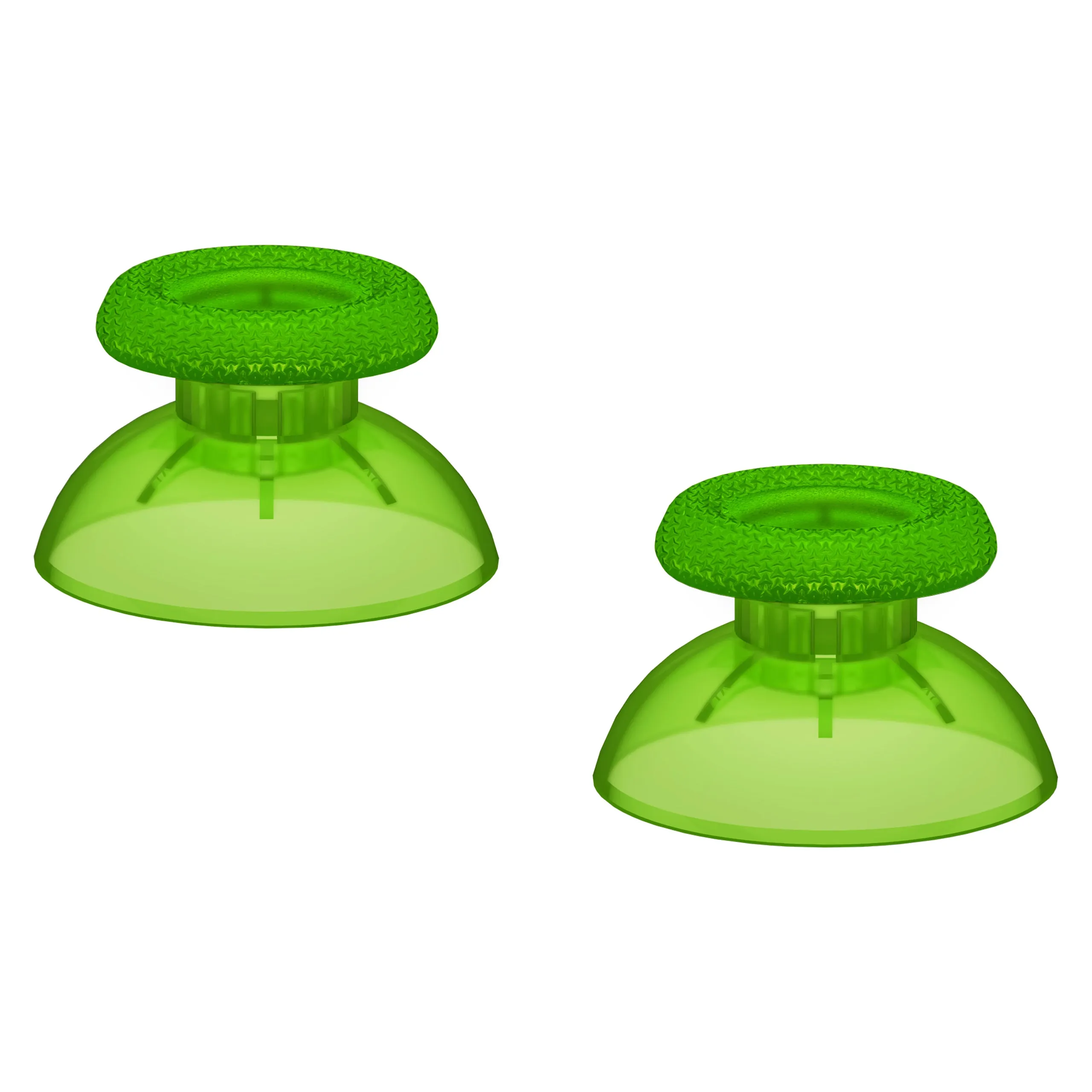 eXtremeRate Clear Green Replacement Thumbsticks for PS5 Controller, Custom Analog Stick Joystick Compatible with PS5, for PS4 All Model Controller - JPF623