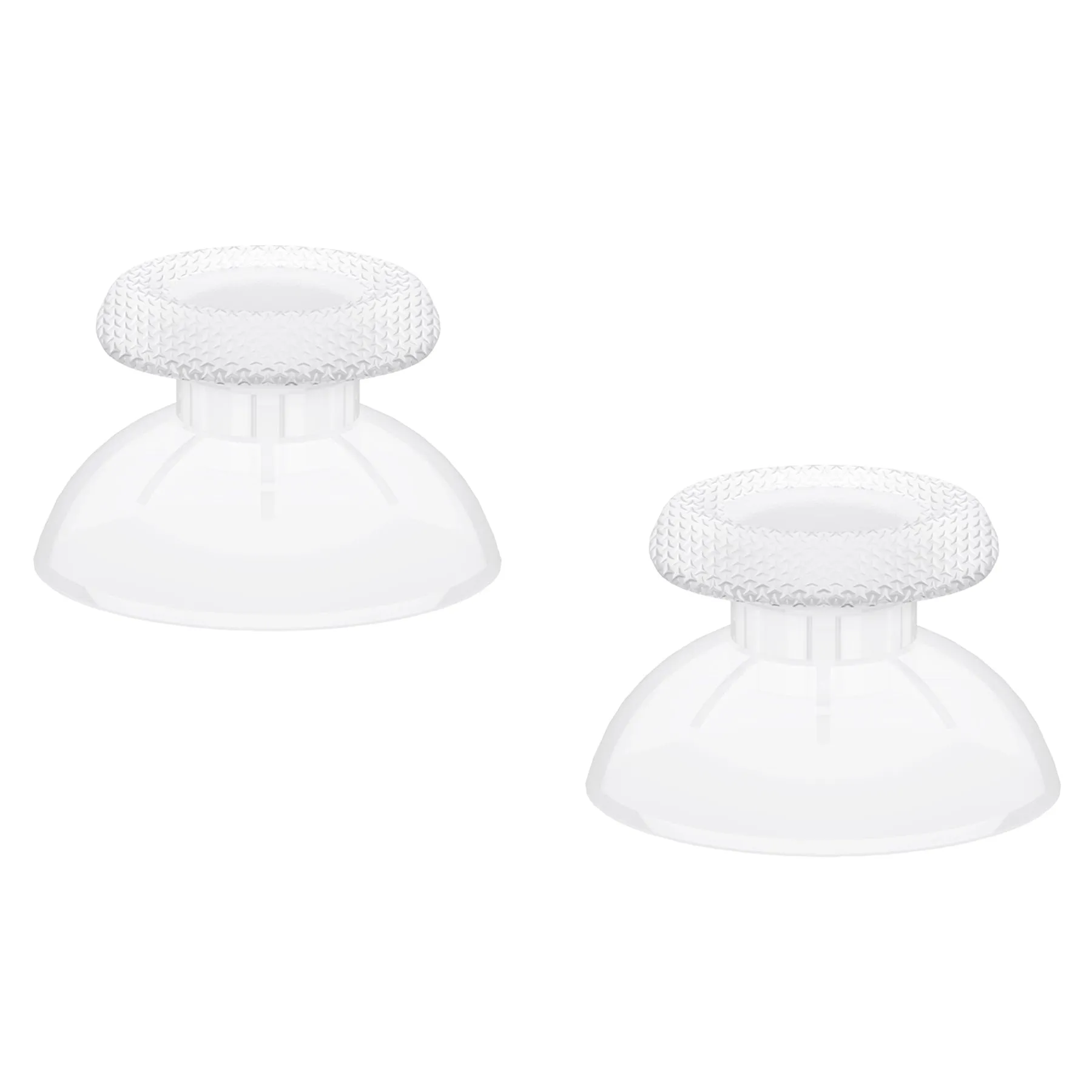 eXtremeRate Clear Replacement Thumbsticks for PS5 Controller, Custom Analog Stick Joystick Compatible with PS5, for PS4 All Model Controller - JPF608