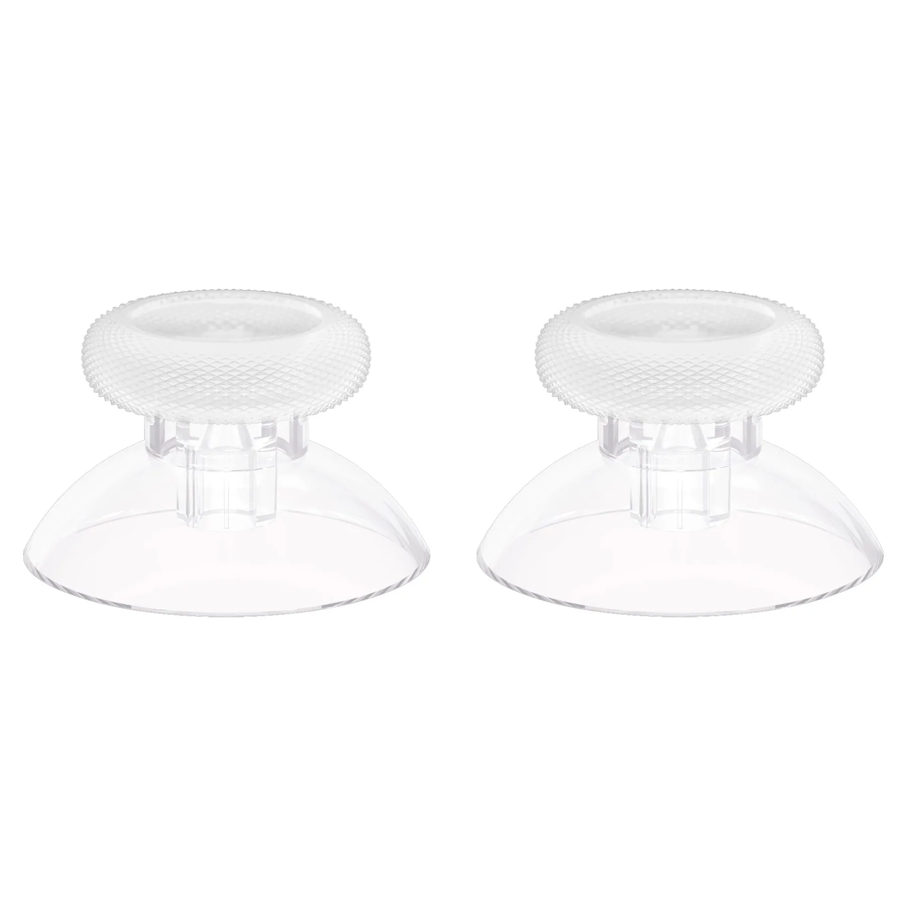 eXtremeRate Clear Replacement Thumbsticks for Xbox Series X/S Controller, for Xbox One Standard Controller Analog Stick, Custom Joystick for Xbox One X/S, for Xbox One Elite Controller - JX3408