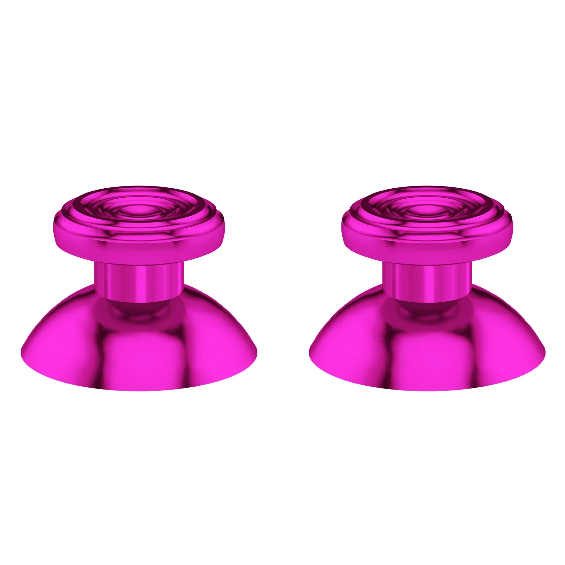 eXtremeRate Custom Purple Metal Thumbsticks for Xbox Series X/S Controller, Concentric Circles Aluminum Alloy Analog Stick for Xbox One S/X, Replacement Joystick for Xbox One Standard Elite Controller - JX3C005