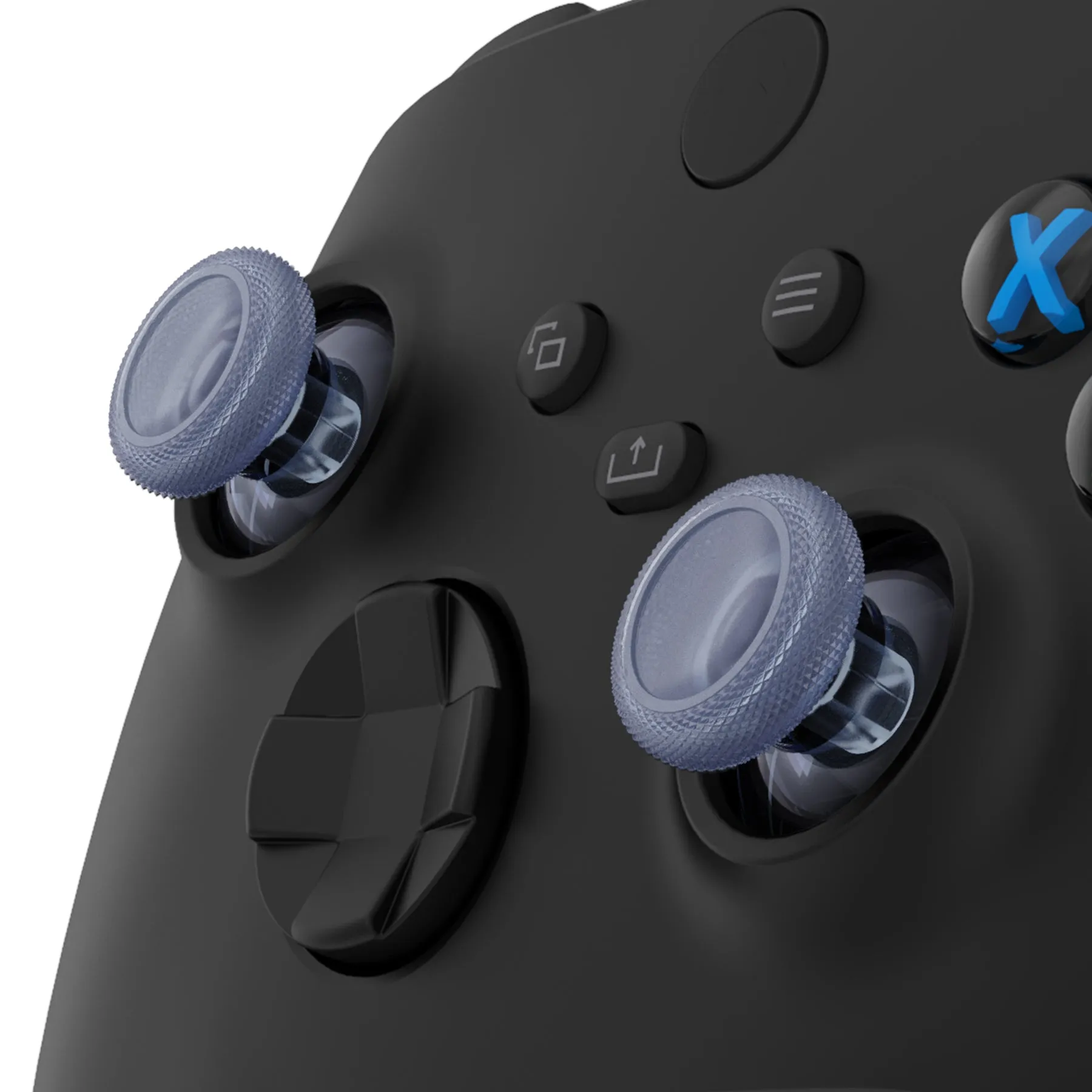 eXtremeRate Glacier Blue Replacement Thumbsticks for Xbox Series X/S Controller, for Xbox One Standard Controller Analog Stick, Custom Joystick for Xbox One X/S, for Xbox One Elite Controller - JX3430
