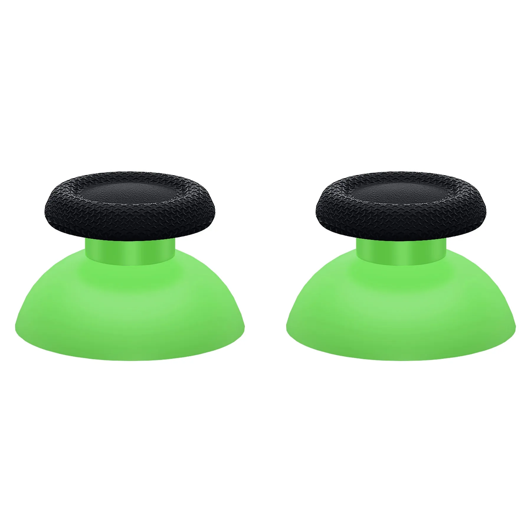 eXtremeRate Green & Black Dual-Color Replacement Thumbsticks for PS5 Controller, Custom Analog Stick Joystick Compatible with PS5, for PS4 All Model Controller - JPF636