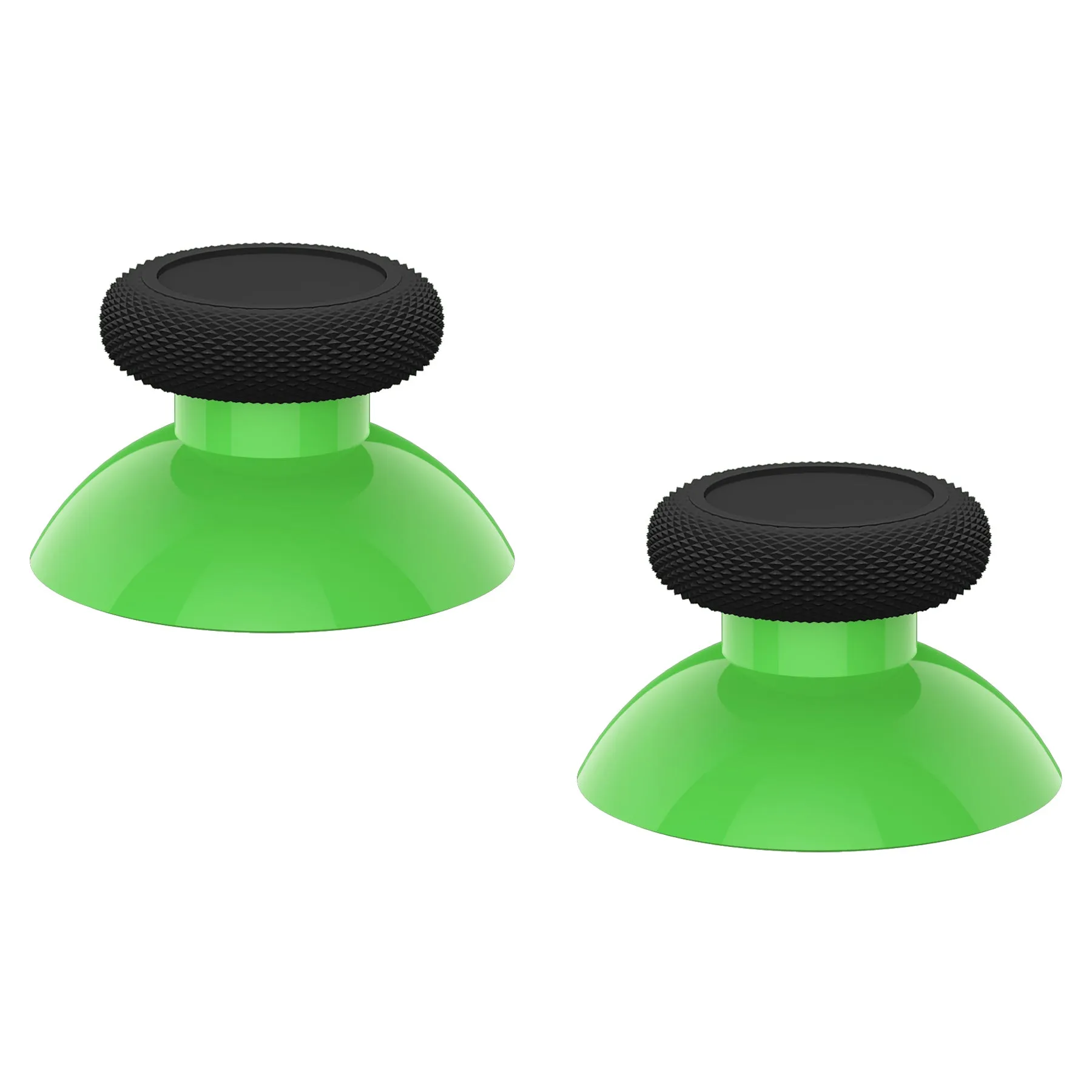 eXtremeRate Green & Black Replacement Thumbsticks for Xbox Series X/S Controller, for Xbox One Standard Controller Analog Stick, Custom Joystick for Xbox One X/S, for Xbox One Elite Controller - JX3434