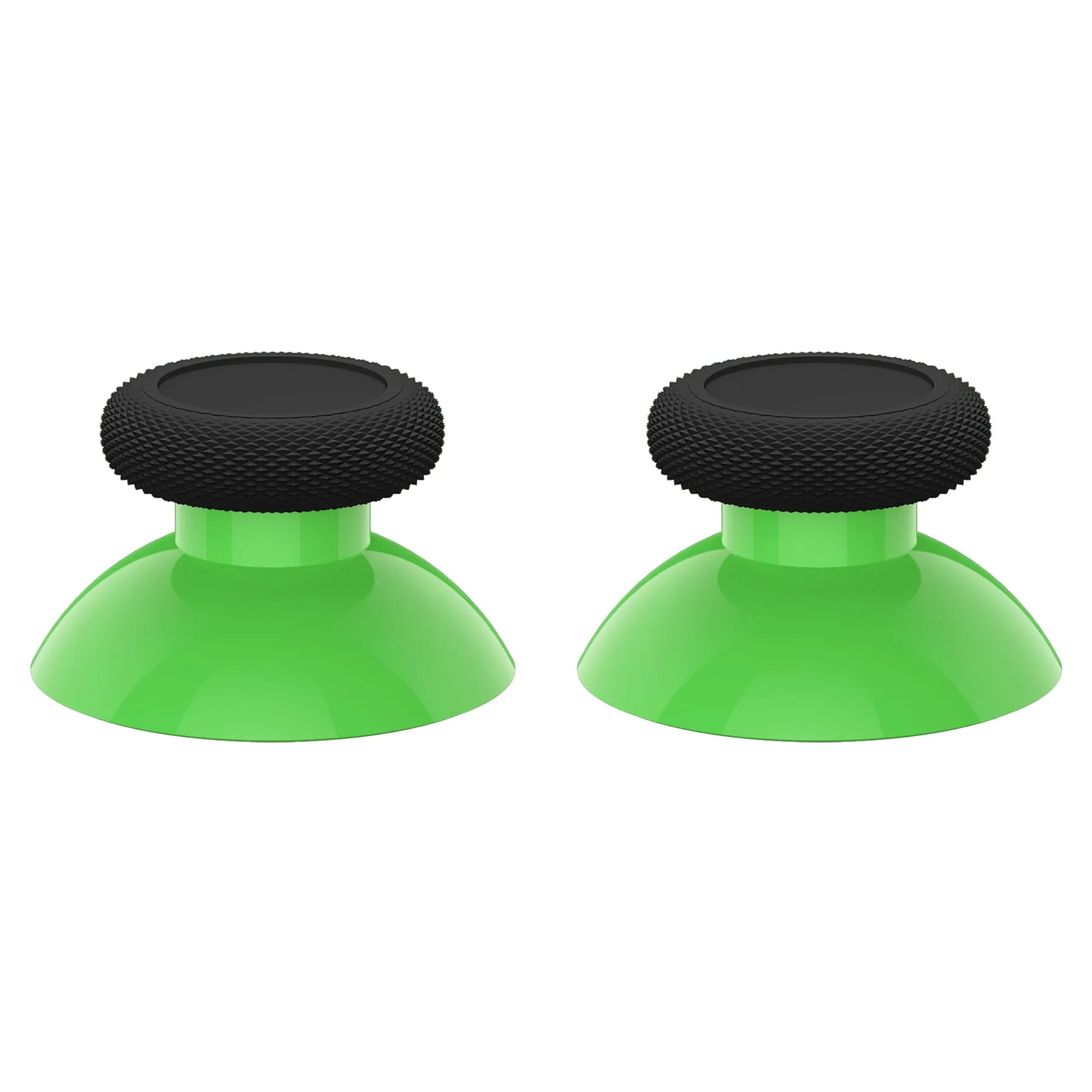 eXtremeRate Green & Black Replacement Thumbsticks for Xbox Series X/S Controller, for Xbox One Standard Controller Analog Stick, Custom Joystick for Xbox One X/S, for Xbox One Elite Controller - JX3434