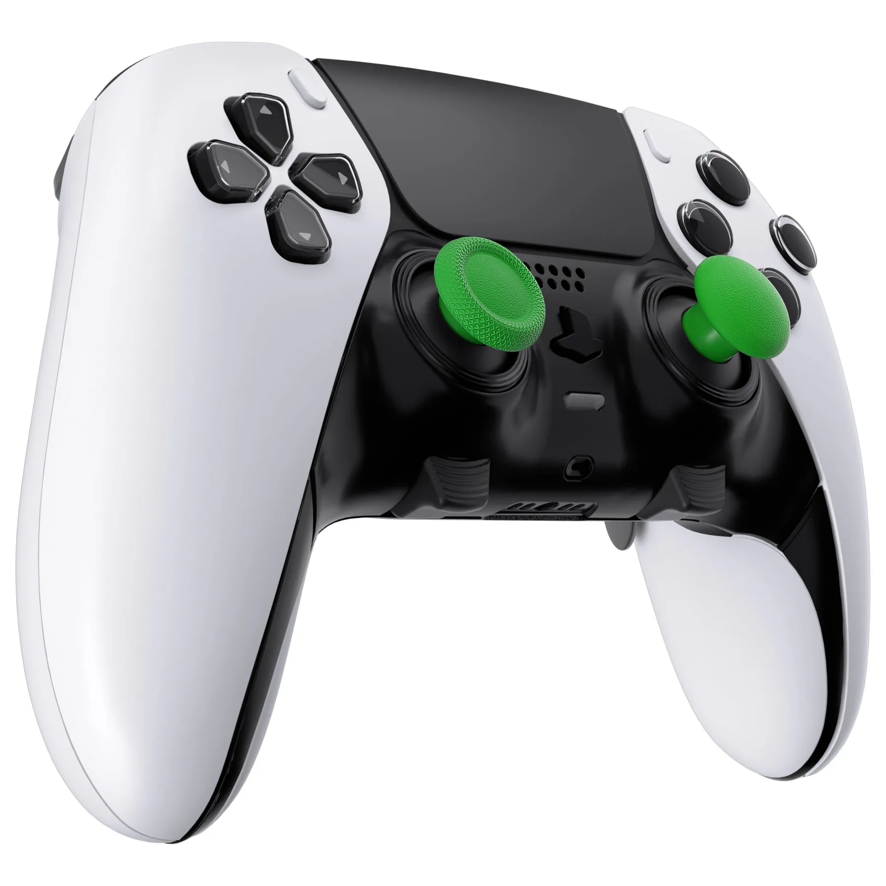 eXtremeRate Green Replacement Swappable Thumbsticks for PS5 Edge Controller, Custom Interchangeable Analog Stick Joystick Caps for PS5 Edge Controller - Controller & Thumbsticks Base NOT Included - P5J107