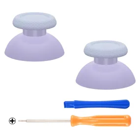eXtremeRate Light Violet Replacement Thumbsticks for PS5 Controller, Custom Analog Stick Joystick Compatible with PS5, for PS4 All Model Controller - JPF611
