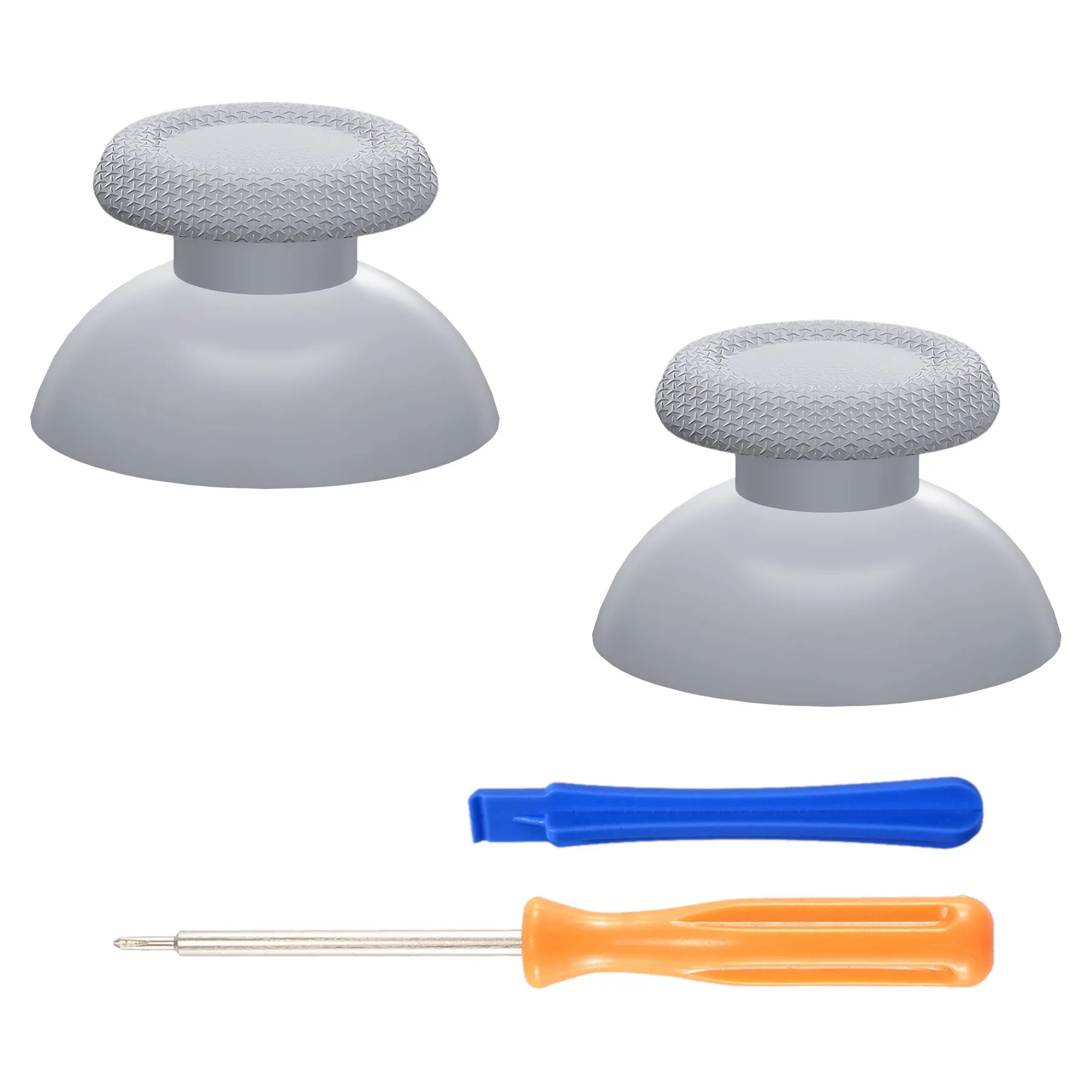 eXtremeRate New Hope Gray Replacement Thumbsticks for PS5 Controller, Custom Analog Stick Joystick Compatible with PS5, for PS4 All Model Controller - JPF641