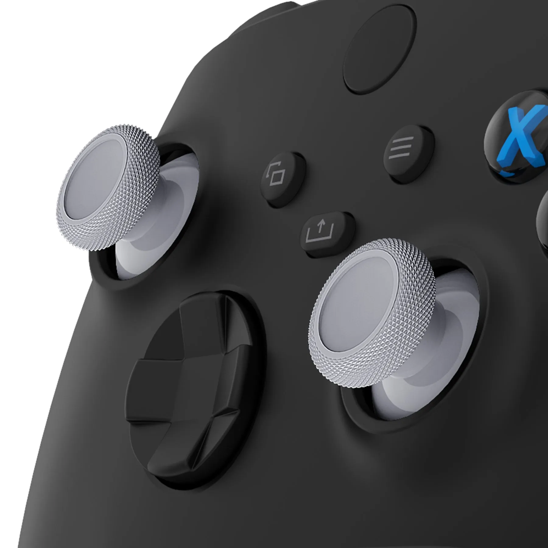eXtremeRate New Hope Gray Replacement Thumbsticks for Xbox Series X/S Controller, for Xbox One Standard Controller Analog Stick, Custom Joystick for Xbox One X/S, for Xbox One Elite Controller - JX3439