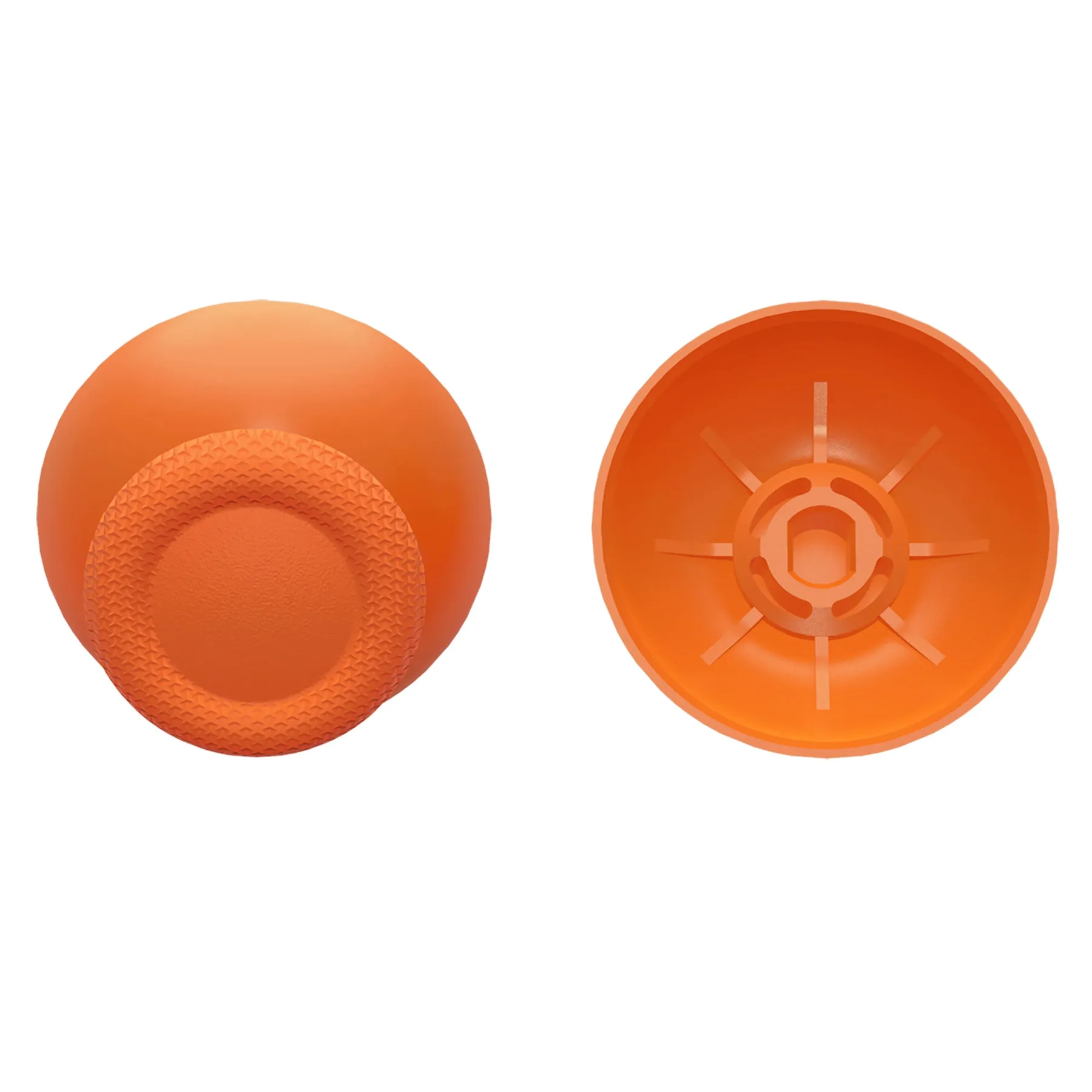 eXtremeRate Orange Replacement Thumbsticks for PS5 Controller, Custom Analog Stick Joystick Compatible with PS5, for PS4 All Model Controller - JPF602