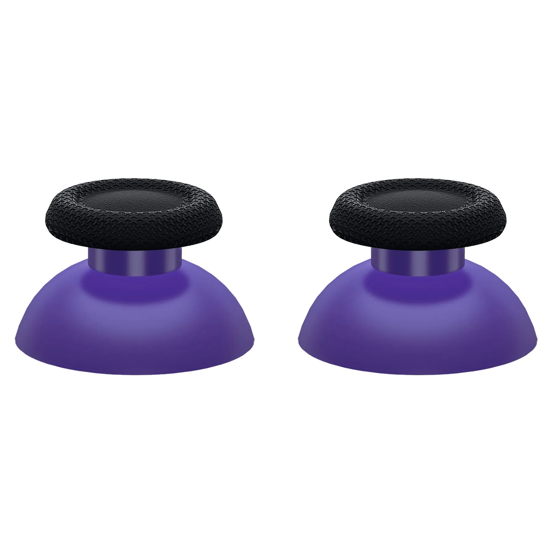 eXtremeRate Purple & Black Dual-Color Replacement Thumbsticks for PS5 Controller, Custom Analog Stick Joystick Compatible with PS5, for PS4 All Model Controller - JPF637