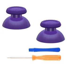 eXtremeRate Purple Replacement Thumbsticks for PS5 Controller, Custom Analog Stick Joystick Compatible with PS5, for PS4 All Model Controller - JPF605