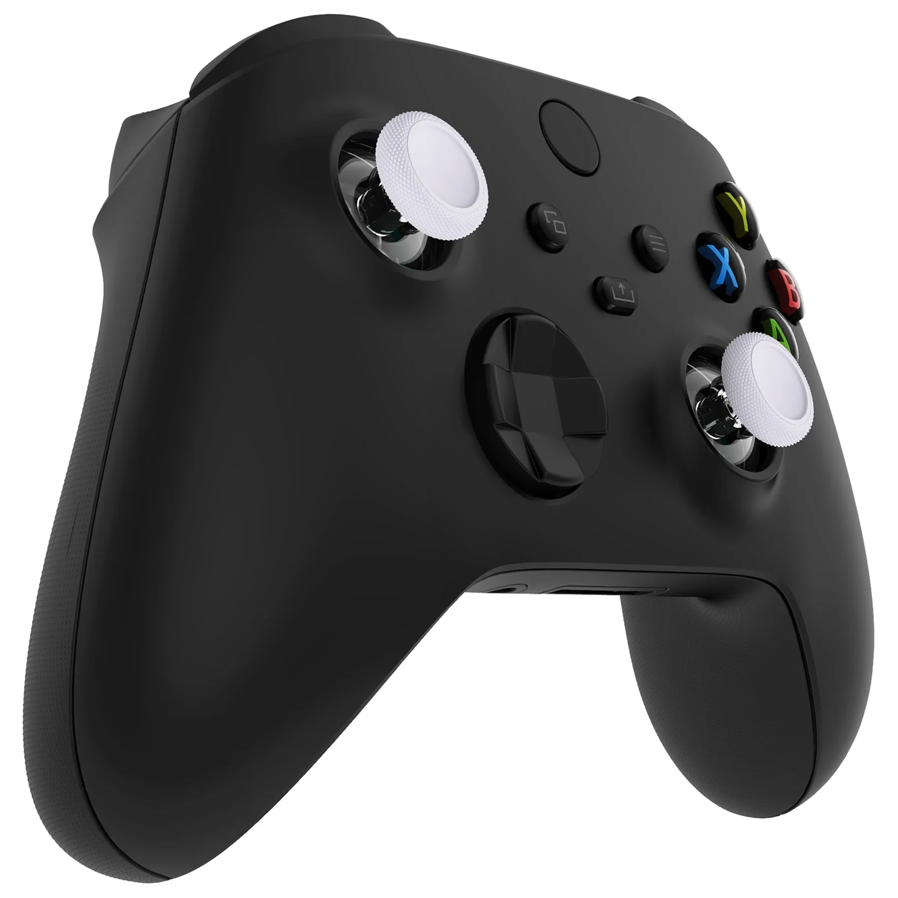 eXtremeRate Solid White Replacement Thumbsticks for Xbox Series X/S Controller, for Xbox One Standard Controller Analog Stick, Custom Joystick for Xbox One X/S, for Xbox One Elite Controller - JX3427
