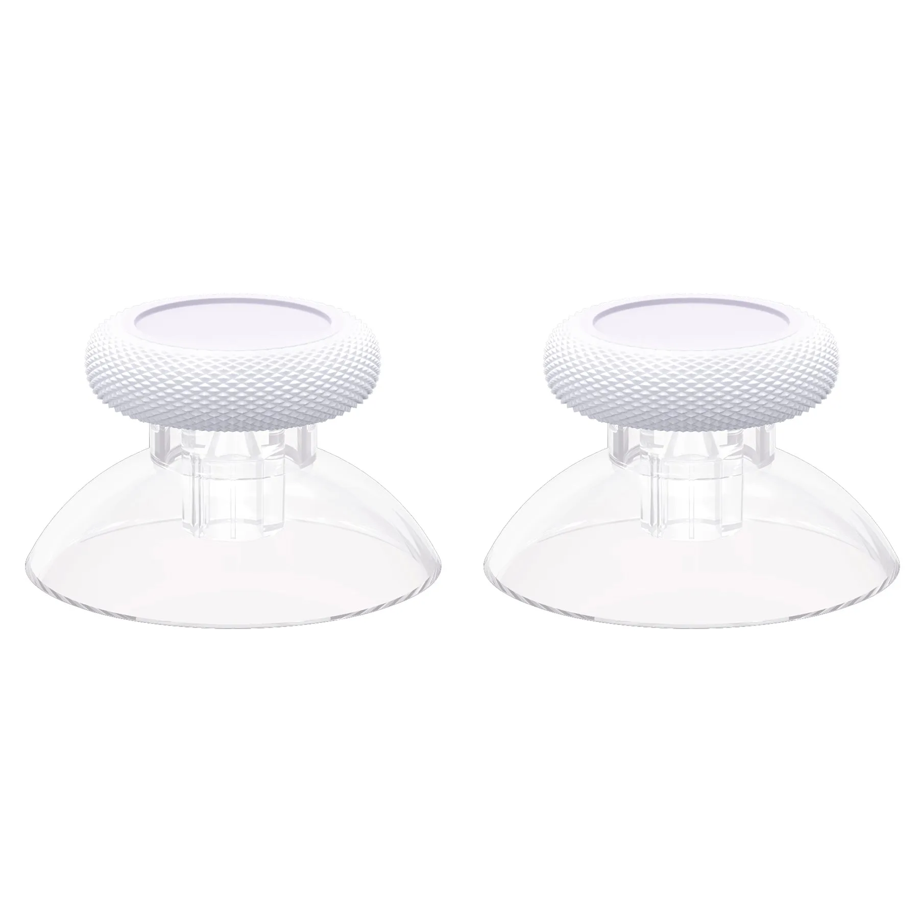 eXtremeRate Solid White Replacement Thumbsticks for Xbox Series X/S Controller, for Xbox One Standard Controller Analog Stick, Custom Joystick for Xbox One X/S, for Xbox One Elite Controller - JX3427
