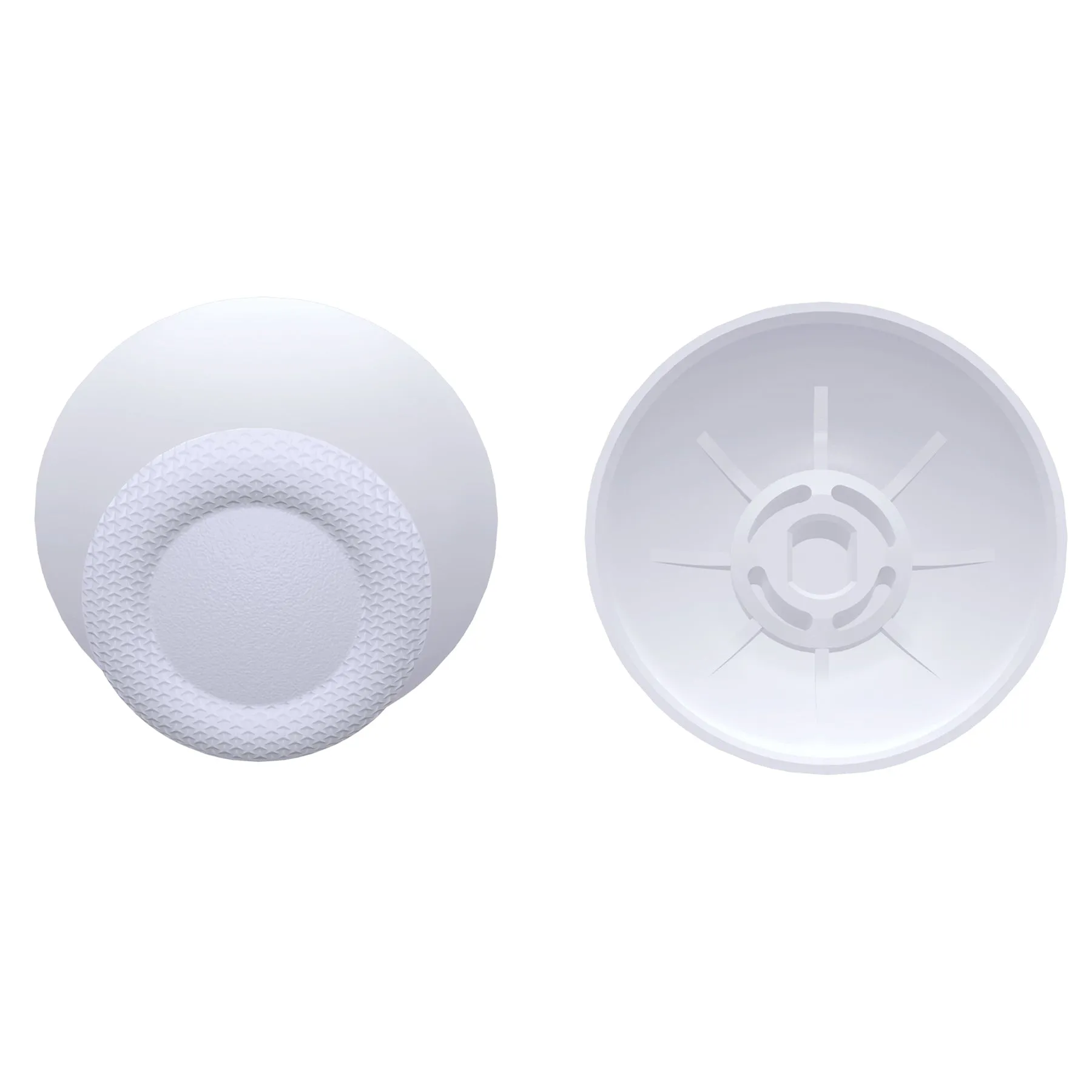 eXtremeRate White Replacement Thumbsticks for PS5 Controller, Custom Analog Stick Joystick Compatible with PS5, for PS4 All Model Controller - JPF606