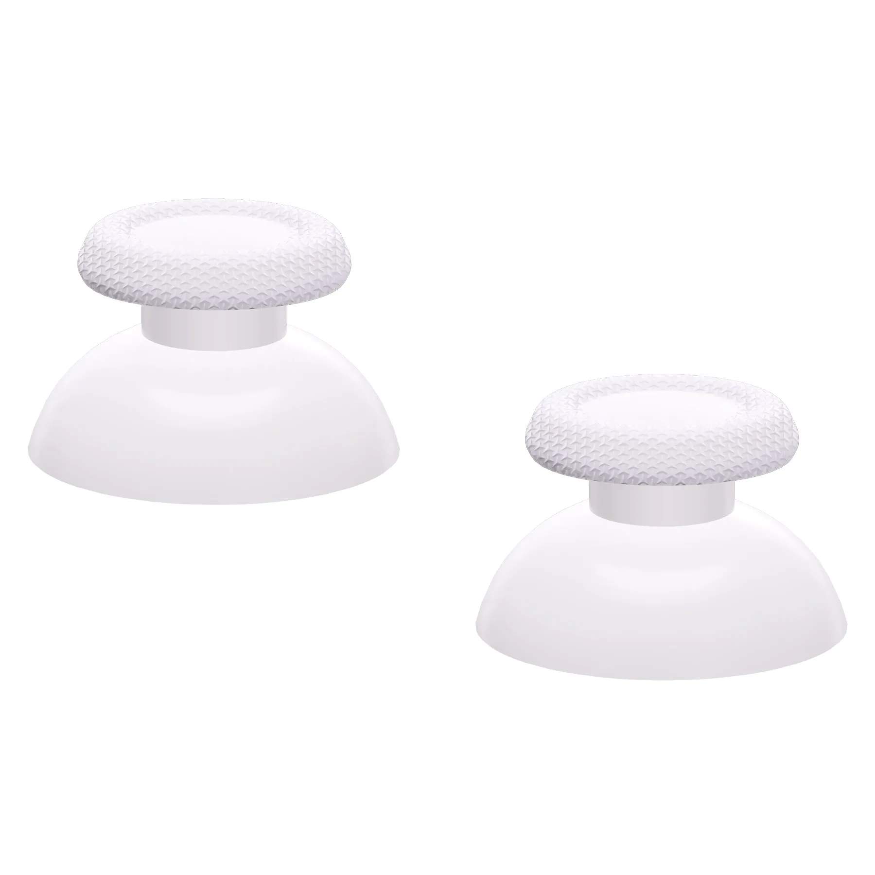 eXtremeRate White Replacement Thumbsticks for PS5 Controller, Custom Analog Stick Joystick Compatible with PS5, for PS4 All Model Controller - JPF631